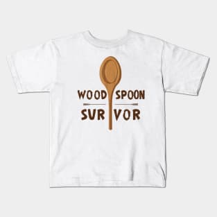 wooden spoon survivor Kids T-Shirt